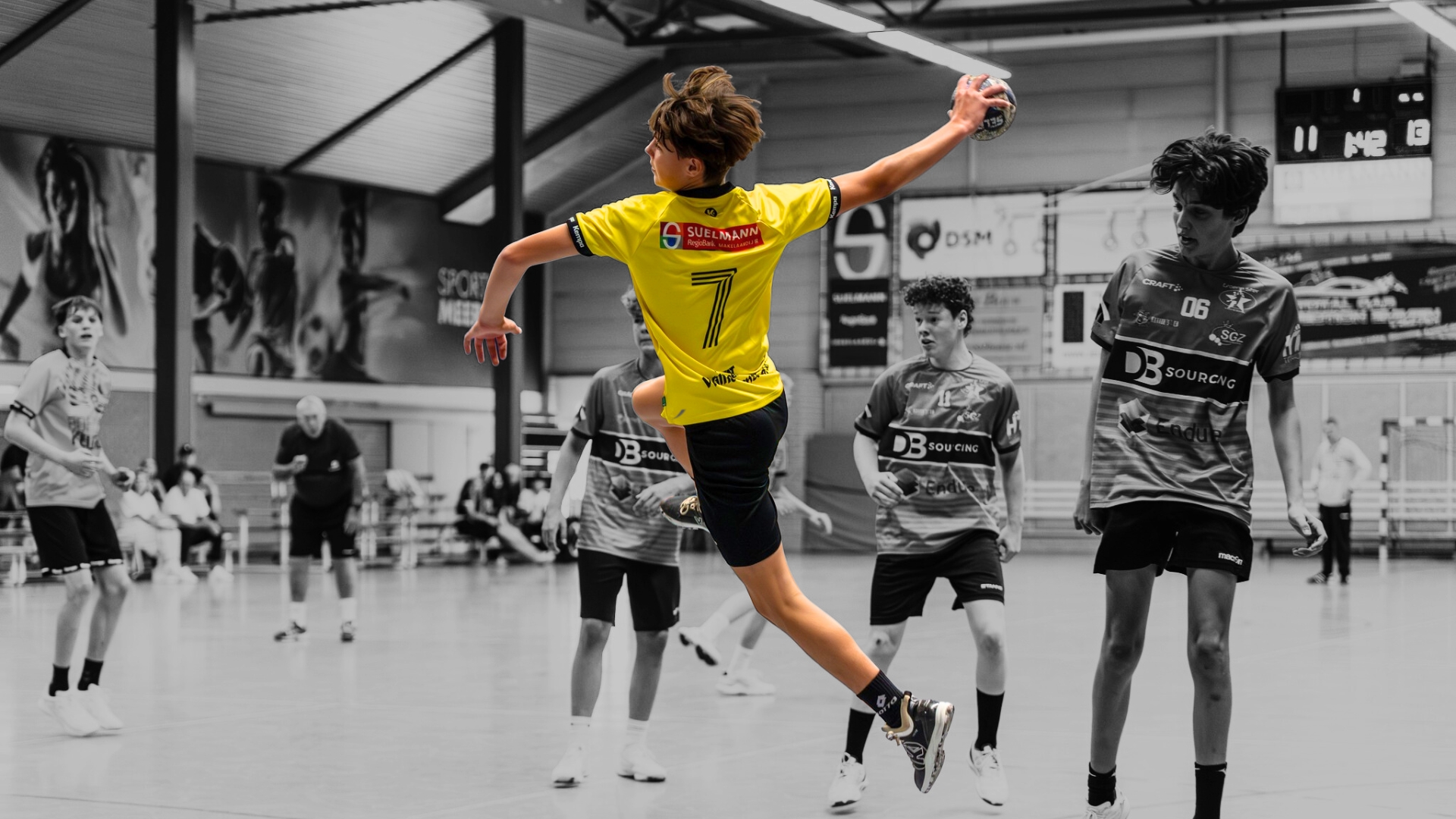 Jeugd heren in actie